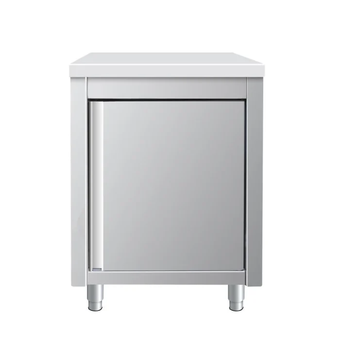 Arbeitsschrank aus Edelstahl, 60 x 70 – Bild 1
