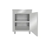 Arbeitsschrank aus Edelstahl, 60 x 70 – Bild 2