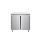 Arbeitsschrank aus Edelstahl, 80 x 70 – Bild 2