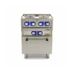 Commercial Klasse Gastro Kochplatte - Elektrisch - 600 x 600 mm tief - 4 Brenner - mit Ofen - 10000 Watt – Bild 2