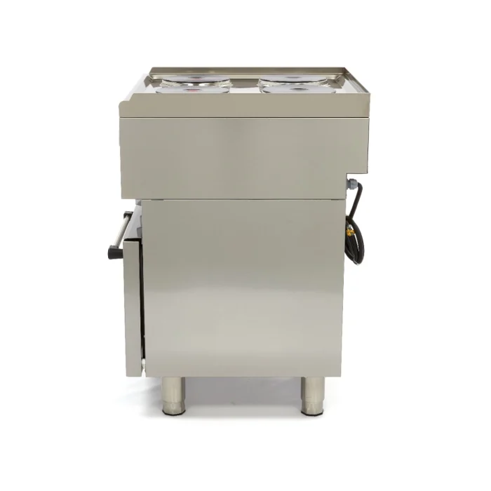 Commercial Klasse Gastro Kochplatte - Elektrisch - 600 x 600 mm tief - 4 Brenner - mit Ofen - 10000 Watt – Bild 3