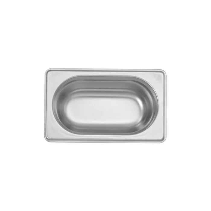 Edelstahl Gastronormbehälter GN 1/9 - 100mm – Bild 1