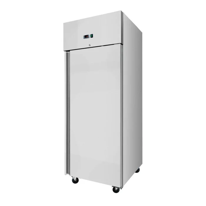 Edelstahlkühlschrank, Inhalt 351 Liter – Bild 1