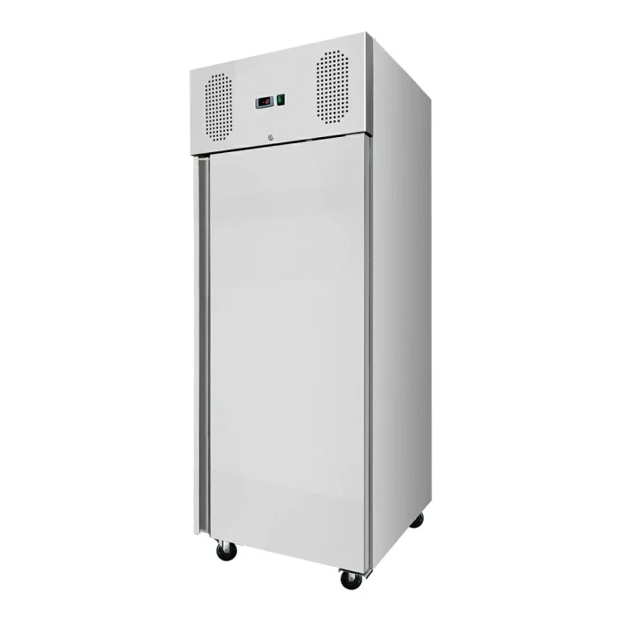 Edelstahlkühlschrank, Inhalt 610 Liter, GN2/1, Energie-Effizienz A – Bild 1