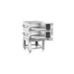 Elektro Doppel Durchlauföfen inkl. Untergestell / Tunnelofen / PO/KD 70 E