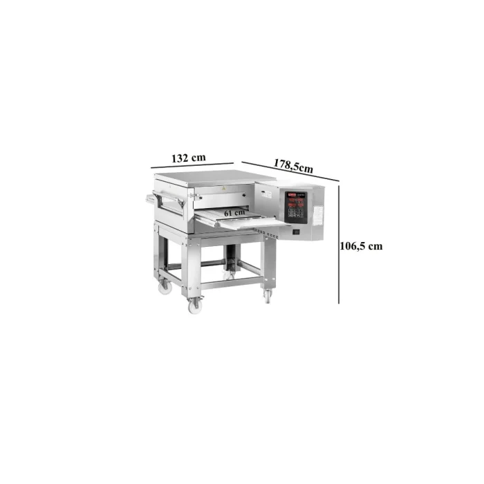 Elektro Durchlaufofen inkl. Untergestell / Tunnelofen / PO/K 70 E – Bild 2