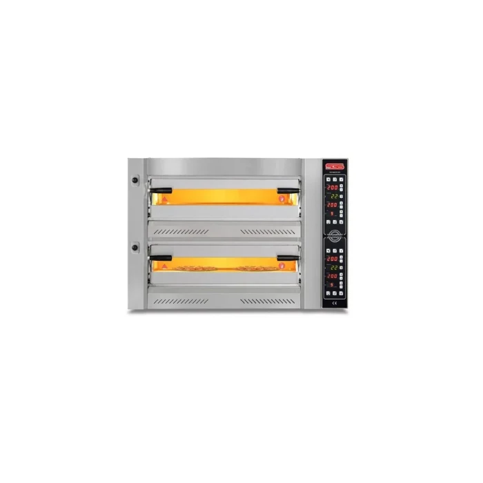 Elektro Pizzaofen / 6+6 34 cm / Breit / Digital – Bild 1