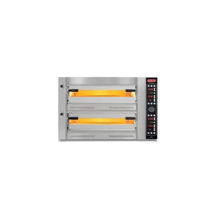 Elektro Pizzaofen / 6+6 34 cm / Breit / Digital – Bild 4