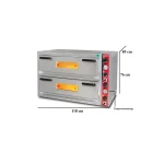 Elektro Pizzaofen Classic / 6+6x30 cm mit Thermometer / Breit / PO/9262 DE/T – Bild 3
