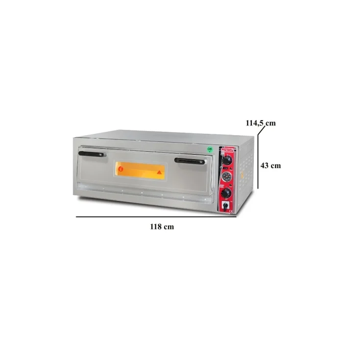 Elektro Pizzaofen Classic / 9x30 cm mit Thermometer / Breit / PO/9292 E/T – Bild 1