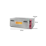 Elektro Pizzaofen Classic / 9x30 cm mit Thermometer / Breit / PO/9292 E/T – Bild 3