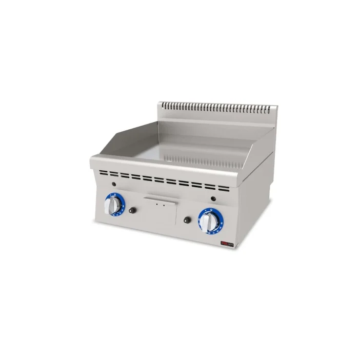Gas Bratplatte Hardchrome / Glatt / 7.4 kW / Premium Serie 600 – Bild 1