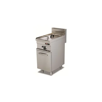 Gas-Fritteuse 8 lt. mit Ablasshahn / 10 kW
