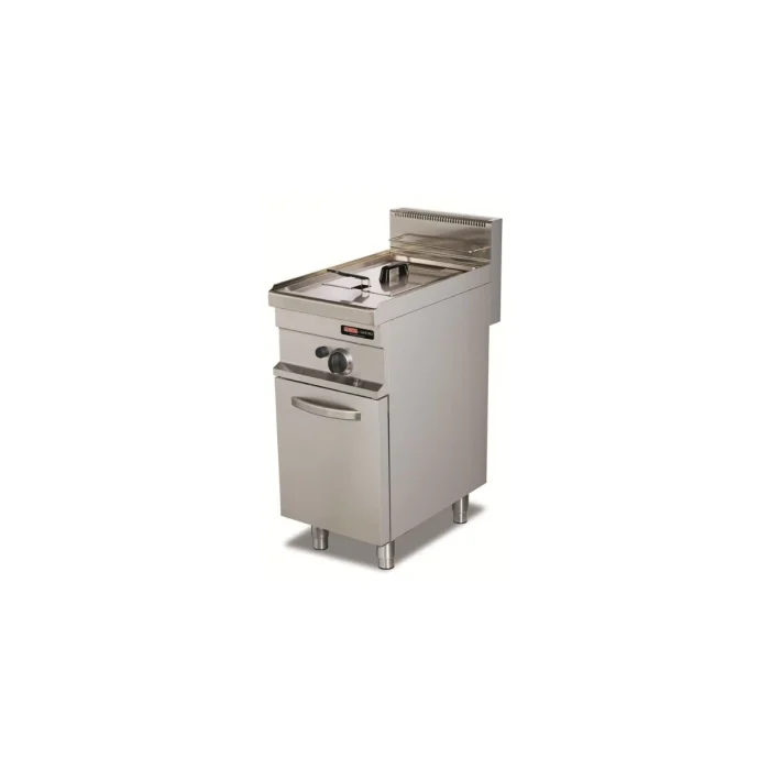 Gas-Fritteuse 8 lt. mit Ablasshahn / 10 kW – Bild 1