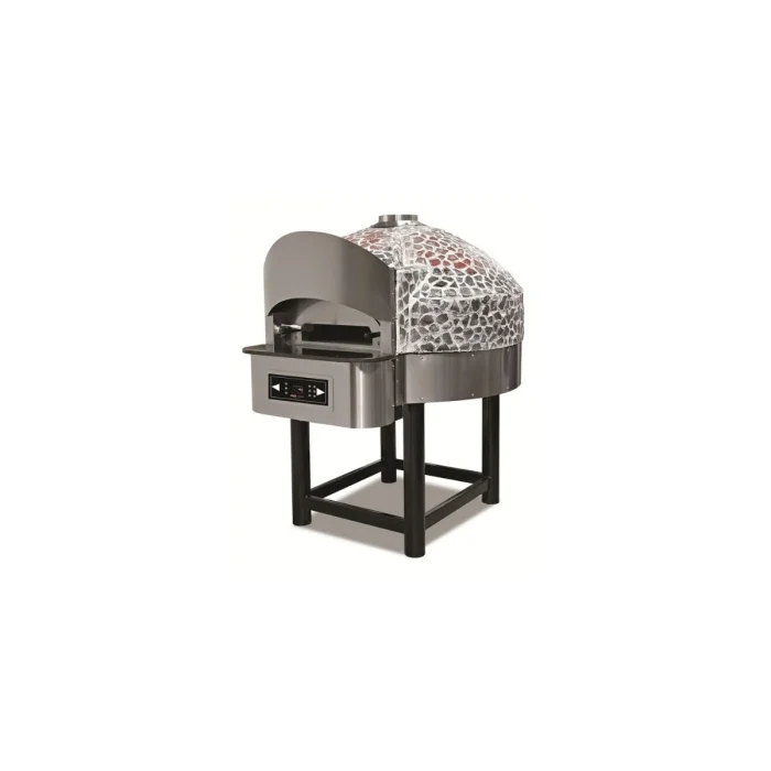 Gas Steinpizzaofen / Kuppel Pizzaofen Rotierend Gas / Touchpanel – Bild 1
