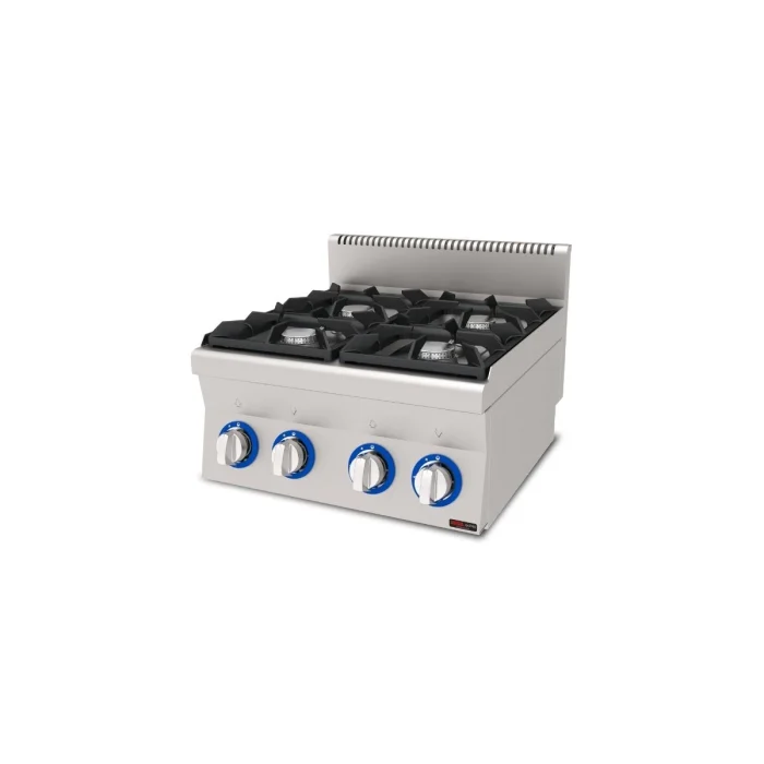 Gasherd 4 Brenner mit Pilotflamme / 25.2 kW / Premium Serie 600 – Bild 1