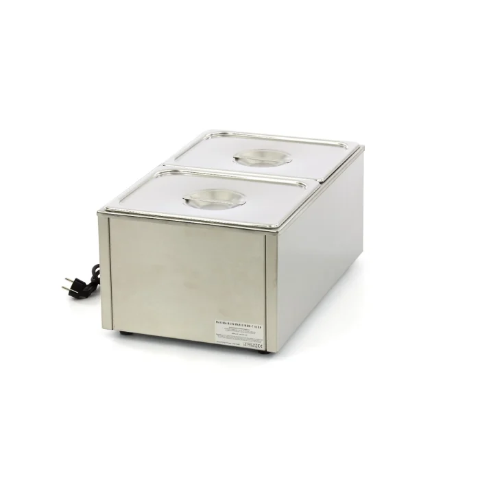 Gastro Bain Marie - mit Wasserhahn- inkl. 2 x 1/2 GN Set - Elektrisch – Bild 4