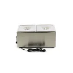 Gastro Bain Marie - mit Wasserhahn- inkl. 2 x 1/2 GN Set - Elektrisch – Bild 6