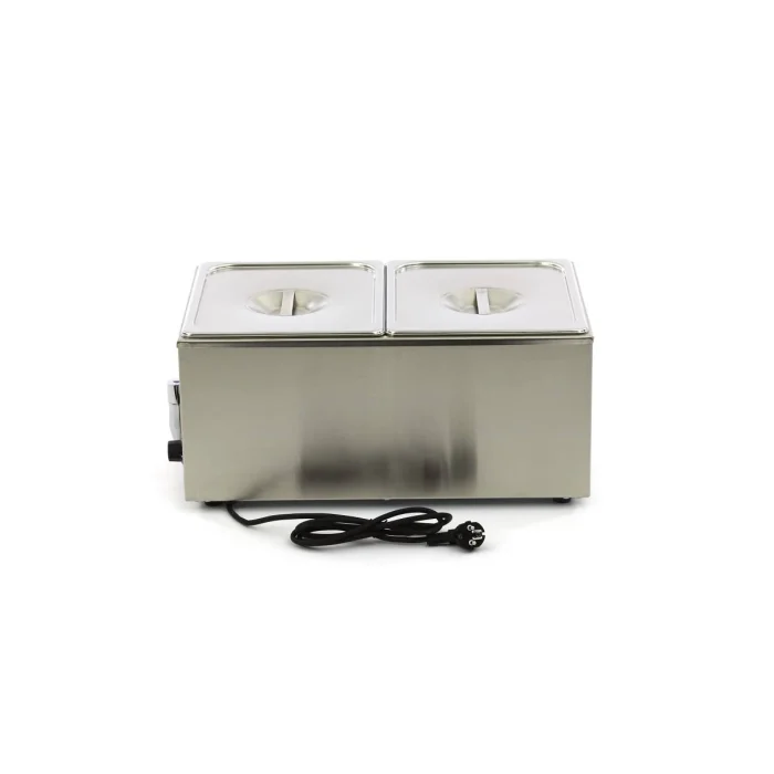 Gastro Bain Marie - mit Wasserhahn- inkl. 2 x 1/2 GN Set - Elektrisch – Bild 6