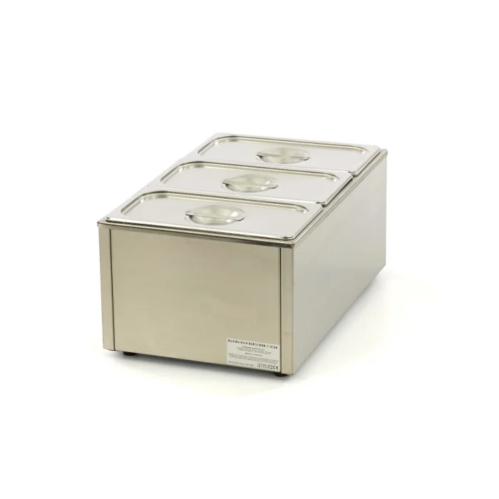Gastro Bain Marie - mit Wasserhahn - inkl. 3 x 1/3 GN Set - Elektrisch – Bild 4