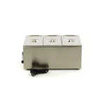 Gastro Bain Marie - mit Wasserhahn - inkl. 3 x 1/3 GN Set - Elektrisch – Bild 6