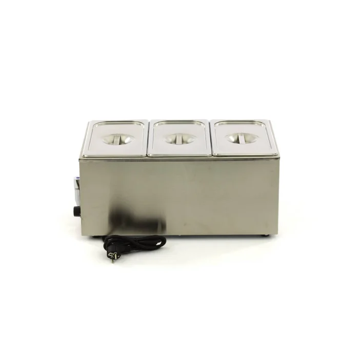 Gastro Bain Marie - mit Wasserhahn - inkl. 3 x 1/3 GN Set - Elektrisch – Bild 6