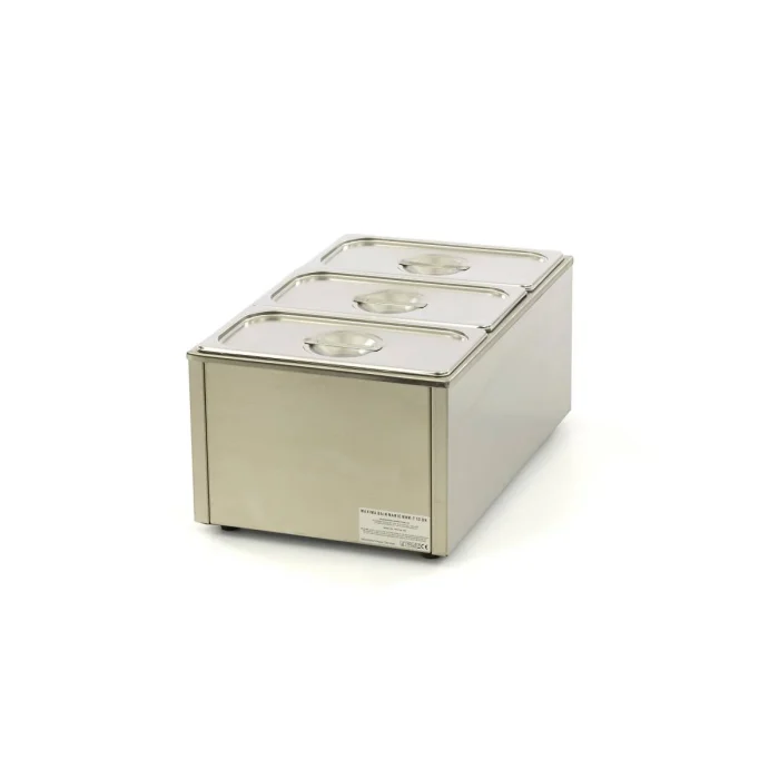 Gastro Bain Marie - mit Wasserhahn - inkl. 3 x 1/3 GN Set - Elektrisch – Bild 7