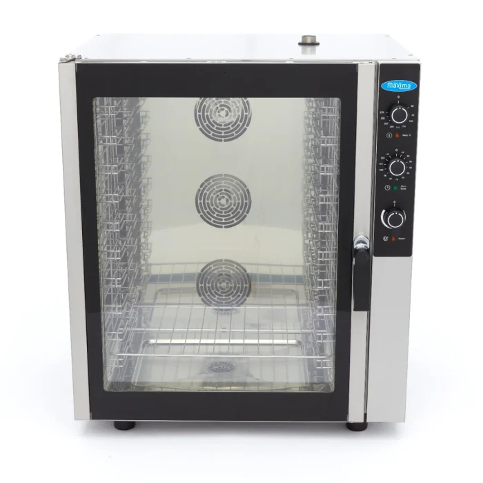 Gastro Combi - Dampfofen - Passt 10 Tabletts (1/1 GN / 60 x 40 cm) - Analog - 400 V – Bild 2