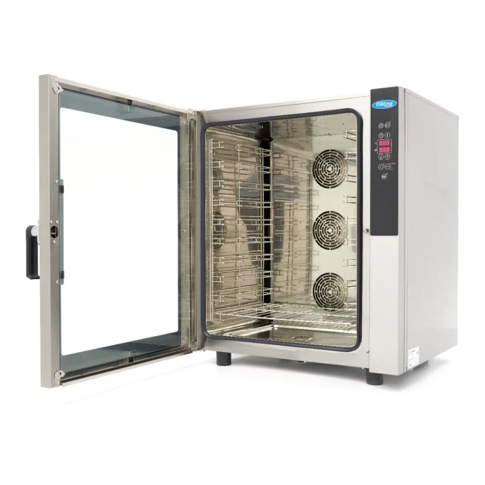Gastro Combi - Dampfofen - Passt 10 Tabletts (1/1 GN / 60 x 40 cm) - Digital Anzeige - 400 V – Bild 5