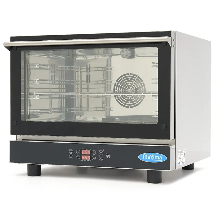Gastro Combi - Dampfofen - Passt 4 Tabletts (1/1GN / 60 x 40 cm) - Digital Anzeige - 400 V – Bild 1