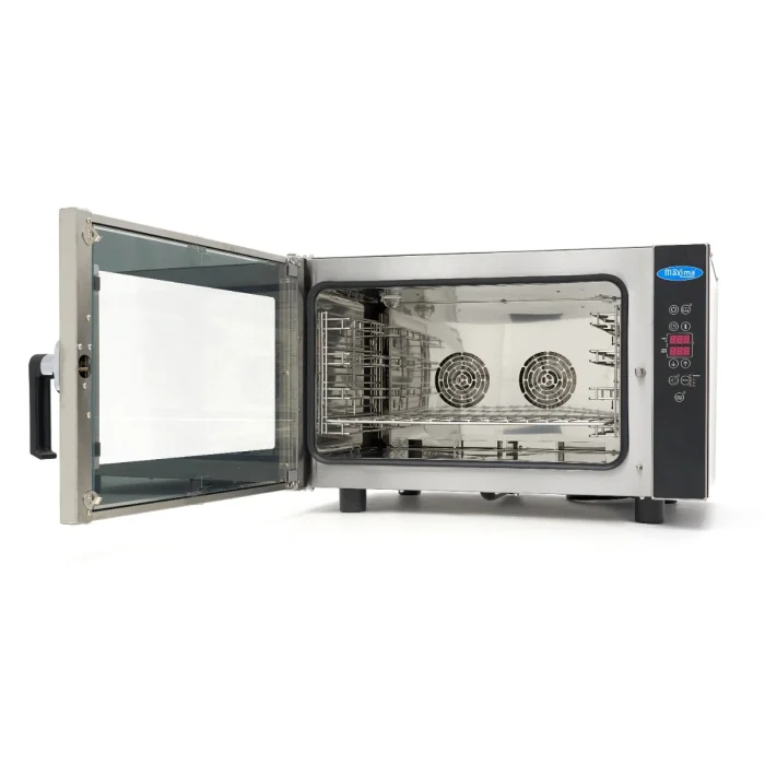 Gastro Combi - Dampfofen - Passt 4 Tabletts (1/1GN / 60 x 40 cm) - Digital Anzeige - 400 V – Bild 5