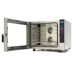 Gastro Combi - Dampfofen - Passt 6 Tabletts (1/1 GN / 60 x 40 cm) - Digital Anzeige - 400 V – Bild 5