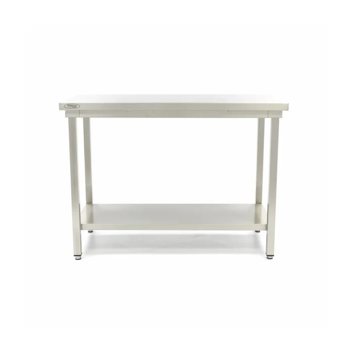 Gastro Edelstahltisch - 100 x 70 cm - Einstellbare Höhe – Bild 1