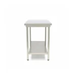 Gastro Edelstahltisch - 100 x 70 cm - Einstellbare Höhe – Bild 3