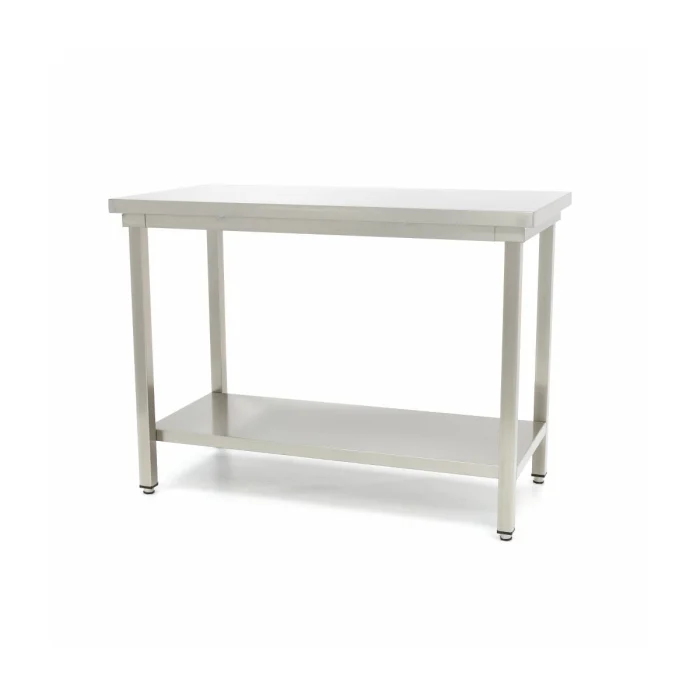 Gastro Edelstahltisch - 100 x 70 cm - Einstellbare Höhe – Bild 4