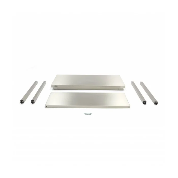 Gastro Edelstahltisch - 100 x 70 cm - Einstellbare Höhe – Bild 5