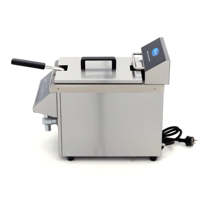 Gastro Fritteuse - 8 l - 1 Körb - Induktion - mit Ablasshahn – Bild 4