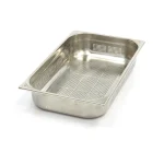 Gastro Gastronormbehälter - 1/1 GN - 10 cm Tief - Edelstahl - Perforiert