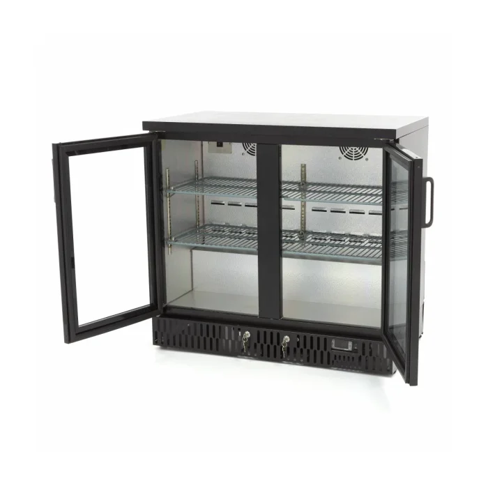 Gastro Getränke Kühlschrank - 2 Scharnier -Türen - 4 verstellbare Regale – Bild 2