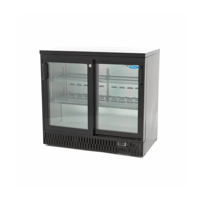 Gastro Getränke Kühlschrank - 2 Schiebetüren - 4 verstellbare Regale – Bild 1