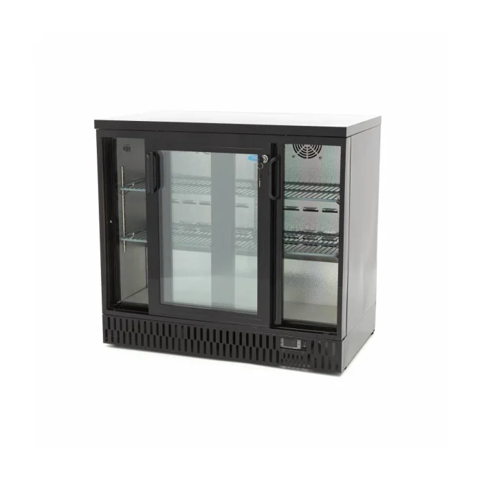 Gastro Getränke Kühlschrank - 2 Schiebetüren - 4 verstellbare Regale – Bild 6