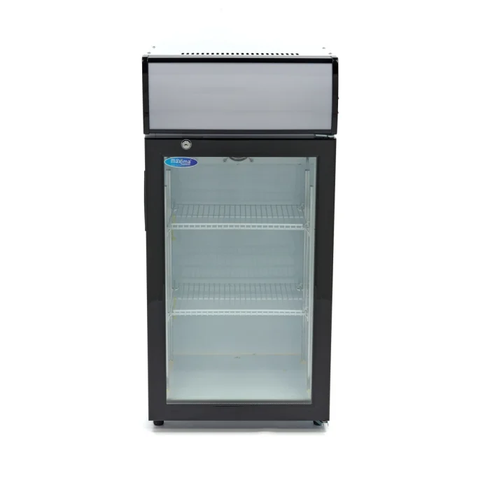 Gastro Getränkekühlschrank - 80 l - 2 Verstellbare Regale – Bild 2