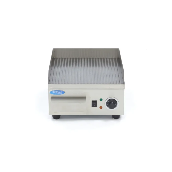 Gastro Grillplatte - Gerillt - 36 cm - inkl. Tropfschale – Bild 2