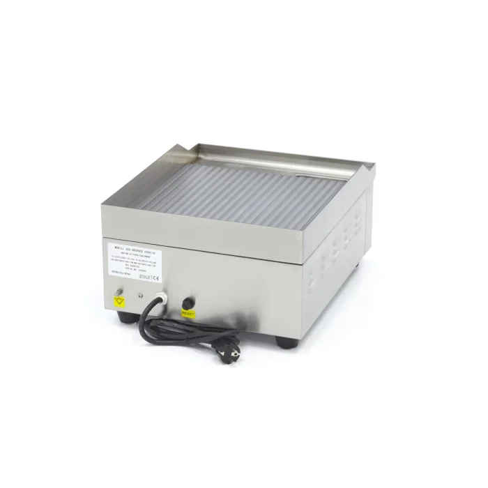Gastro Grillplatte - Gerillt - 36 cm - inkl. Tropfschale – Bild 4