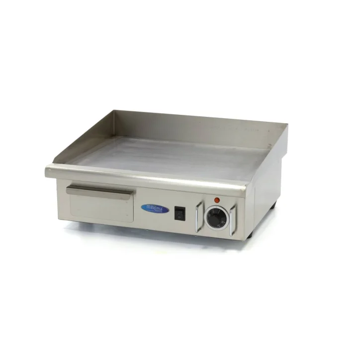 Gastro Grillplatte - Glatt - 55 cm - inkl. Tropfschale – Bild 1