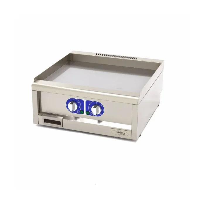 Gastro Grillplatte - Glatt - Doppeleinheit - 60 cm Tief - Elektrisch - 400 V – Bild 1