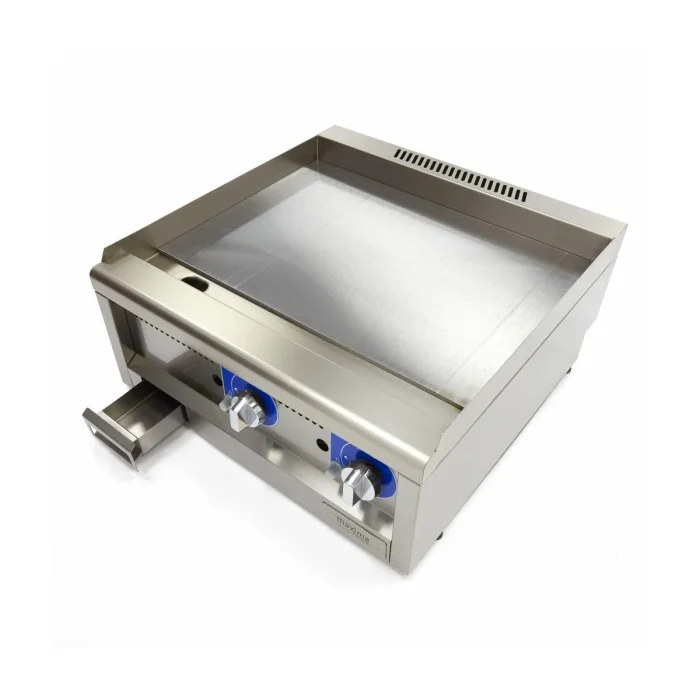 Gastro Grillplatte - Glatt - Doppeleinheit - 60 cm Tief - Gas – Bild 5