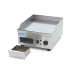Gastro Grillplatte - Glatte Chrom - 36 cm - inkl. Tropfschale – Bild 6