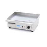 Gastro Grillplatte - Glatte Chrom - 55 cm - inkl. Tropfschale
