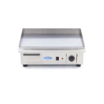 Gastro Grillplatte - Glatte Chrom - 55 cm - inkl. Tropfschale – Bild 2